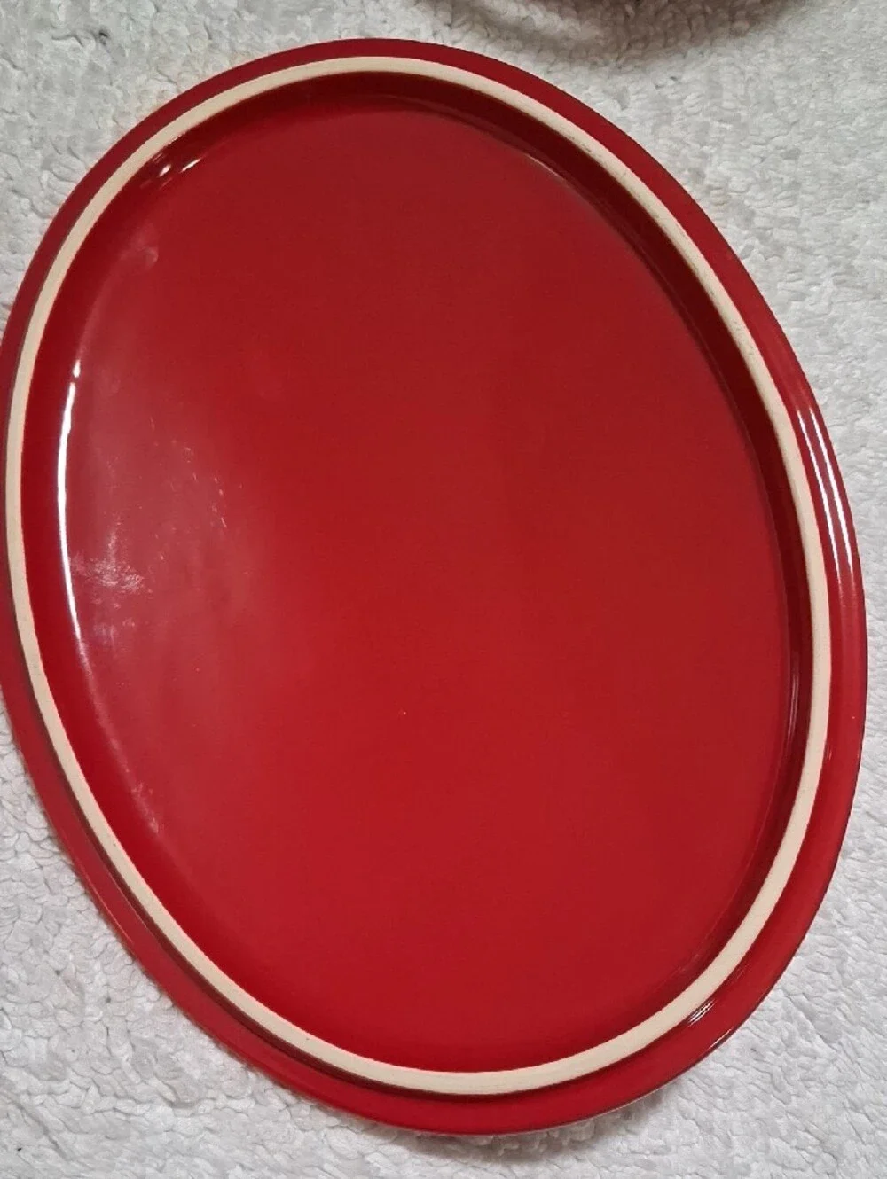 Rachael Ray Red Covered Ceramic Casserole with Side Handles